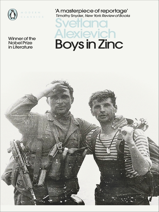 Title details for Boys in Zinc by Svetlana Alexievich - Wait list
